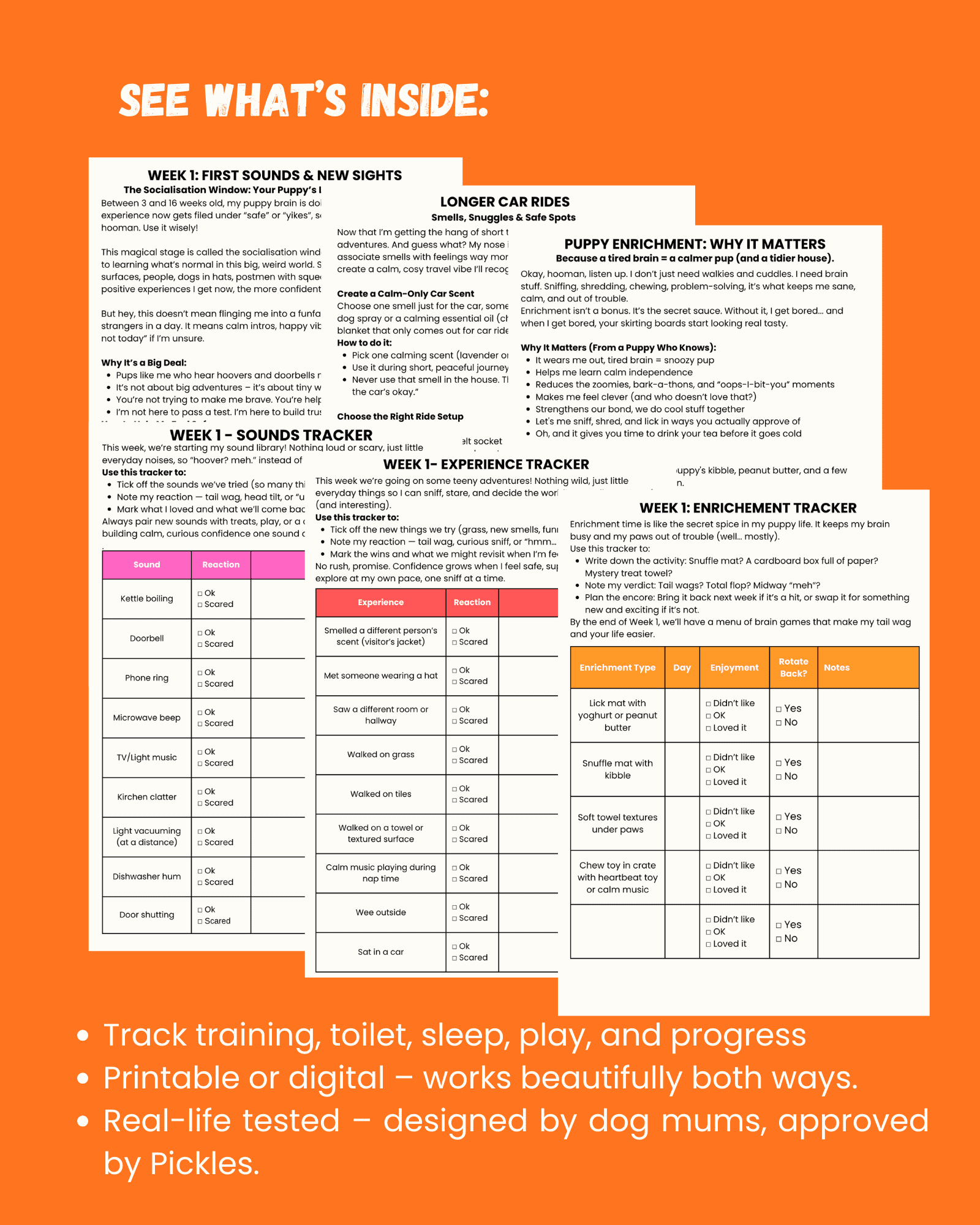 New Puppy Paw-Rent Planner - Image 3