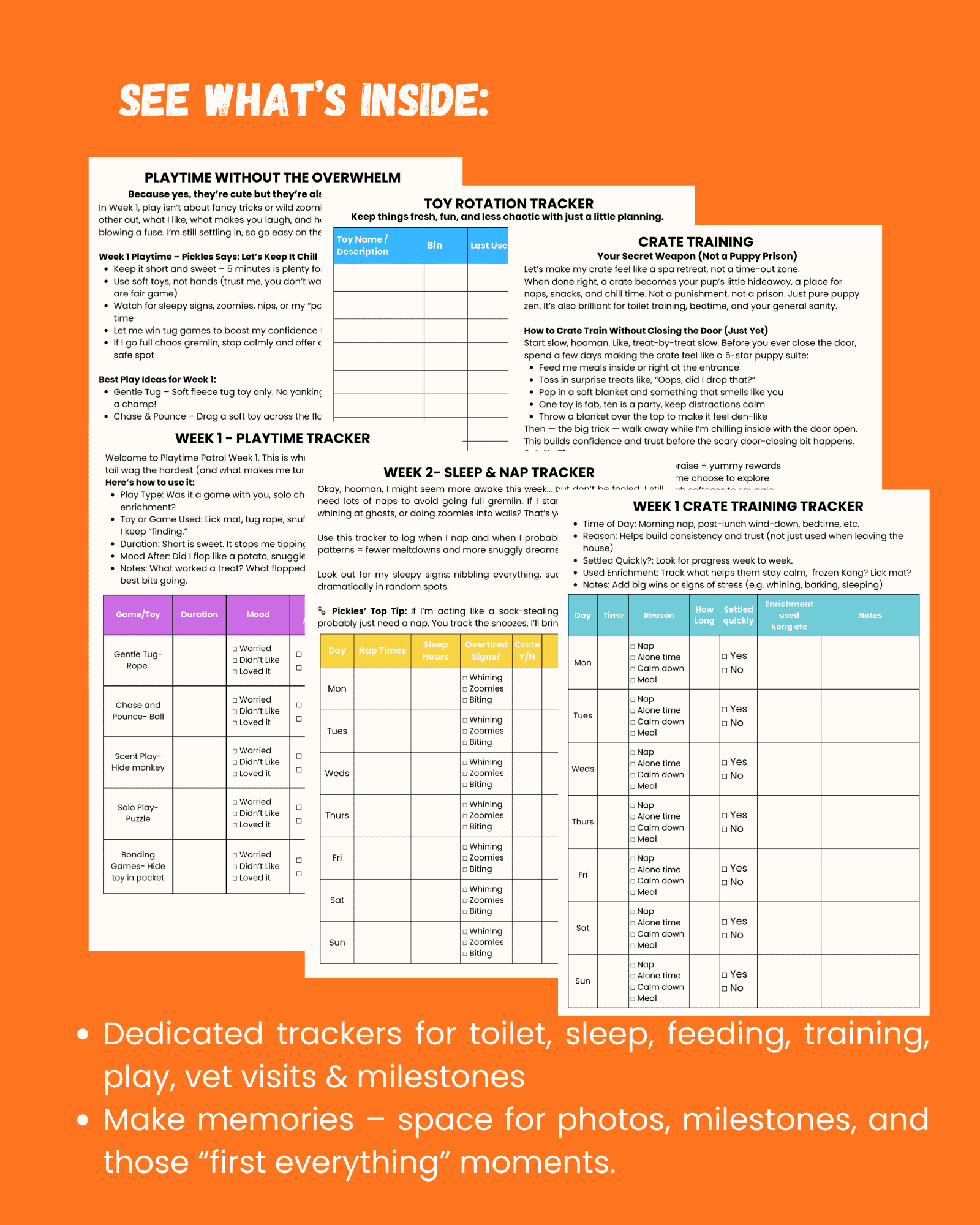 New Puppy Paw-Rent Planner - Image 5
