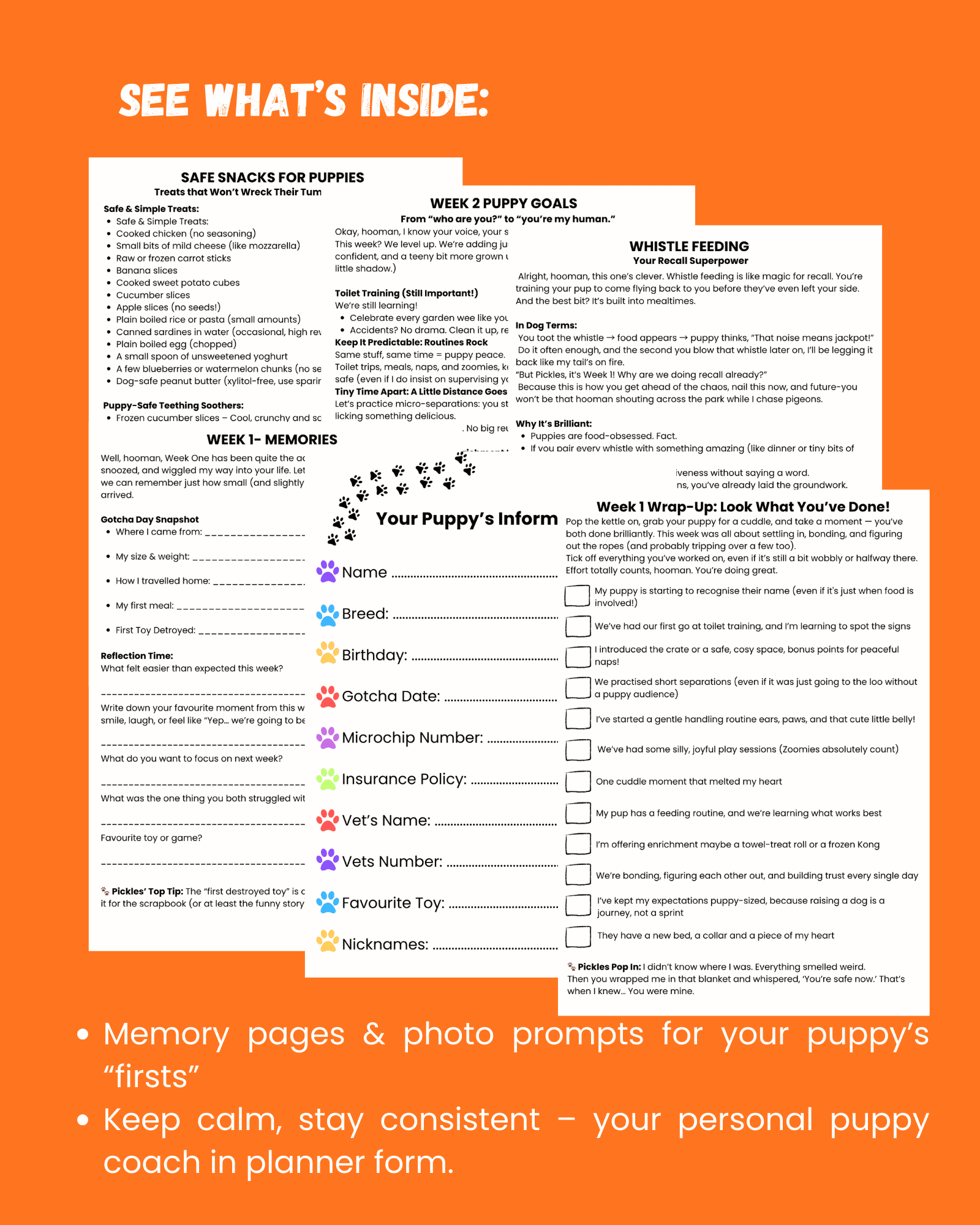 New Puppy Paw-Rent Planner - Image 6
